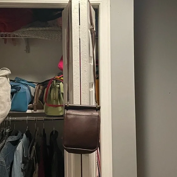 Coach Brown Leather Crossbody Bag - Picture 7 of 14